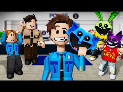 ROBLOX Brookhaven 🏡RP - FUNNY MOMENTS: Police Officer Tony and Criminal CATNAP | Roblox Idol