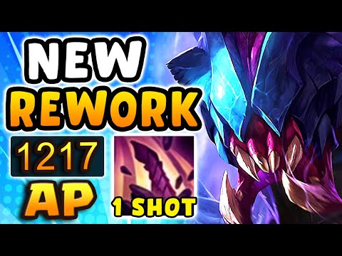 New 1200+ AP Rek'sai Rework makes the knock-up an AOE ONE SHOT!