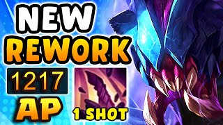 New 1200+ AP Rek'sai Rework makes the knock-up an AOE ONE SHOT!