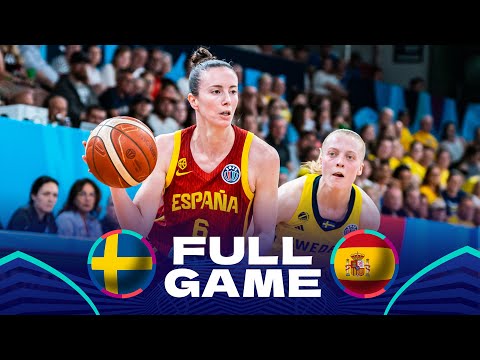 Sweden v Spain | Full Basketball Game | FIBA Women's EuroBasket 2025