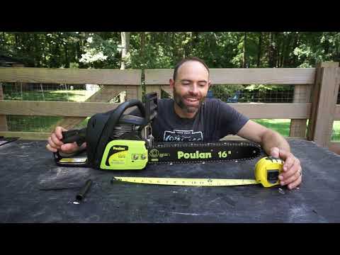 How to measure chainsaw bar length