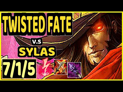 SHIPHTUR (TWISTED FATE) vs SYLAS - 7/1/5 KDA MID GAMEPLAY - NA Ranked DIAMOND