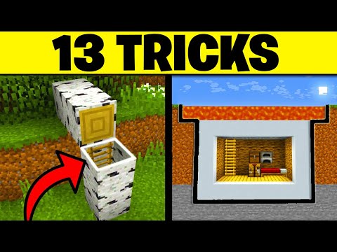 13 HACKS in MINECRAFT to HIDE your BASE!