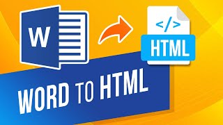 How to Convert a Word Document to HTML | How to Save a Word Document as a Web Page