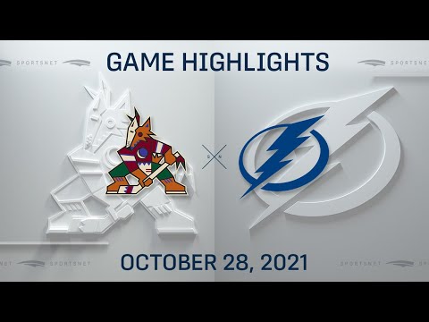 NHL Highlights | Coyotes vs. Lightning - Oct. 28, 2021