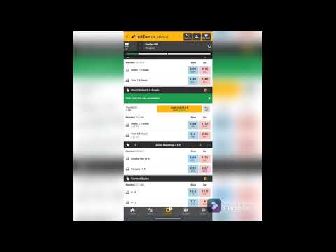 Dundee v Rangers | Betfair Trading| Under 2.5 GOALS (Live Example)