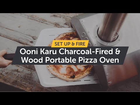 Ooni Karu 12 Wood and Charcoal-Fired Portable Pizza Oven | How to Setup & Light it
