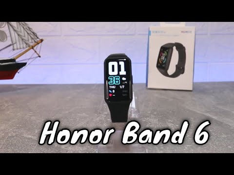 Honor Band 6 Unboxing 1.47" AMOLED SpO2 Swim Heart Rate Sleep Nap Stress All-in-One Activity Tracker