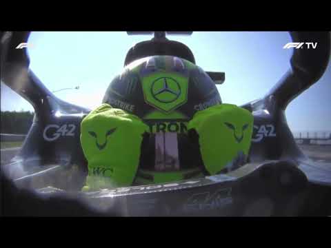 Lewis Hamilton Pole position reaction and full team radio 2023 Hungarian GP Quali