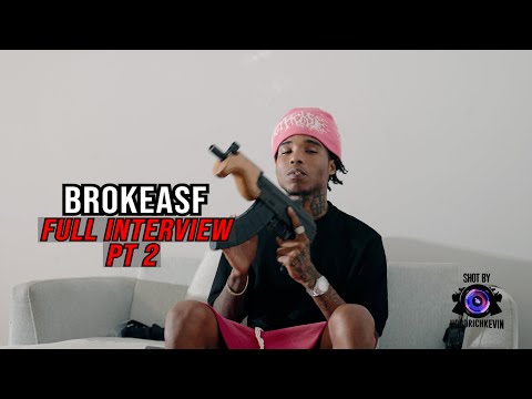 BROKEASF Passes Out Pulls Gun on Interview, 20 Kids, STDS, 5 Red Flags, Getting Shot, Sexyy Red PT 2