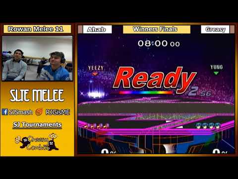 Rowan SSBM 11: Ahab (Falco) Vs. Greasy (Marth) - Winners Finals