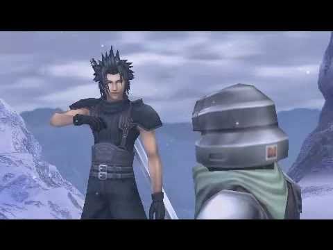 Zack Fair and Cloud Strife meet:Crisis Core:Final Fantasy 7