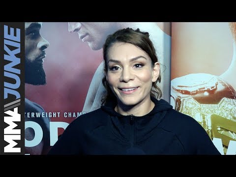 UFC 228: Nicco Montano full open workout media scrum