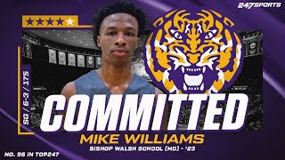 WATCH: 4-star SG Mike Williams commits to LSU