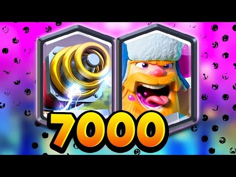 7,100 TROPHIES w/ NEW SPARKY LUMBERJACK DECK!