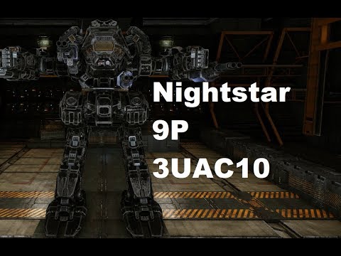 Mechwarrior Online : NSR-9P "Triple Bam" (3xUAC10, LE325)