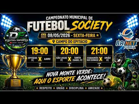 CAMPEONATO MUNICIPAL DE FUTEBOL SOCIETY-- NOVA MONTE VERDE - MT