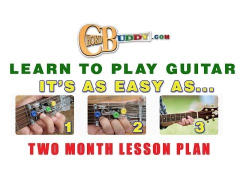 Learn To Play The Guitar Fast & Easily With ChordBuddy Instructional Lesson Plan