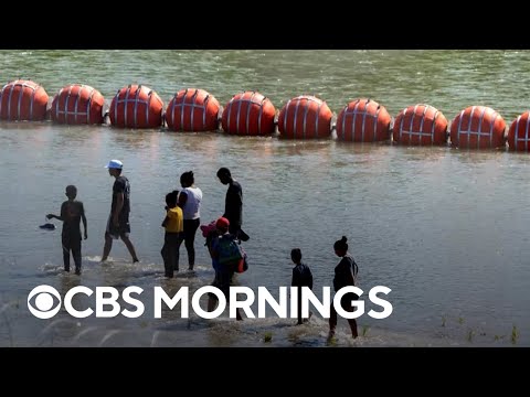 Mexico says two migrant deaths are a result of the new buoy barrier put in Rio Grande by Texas
