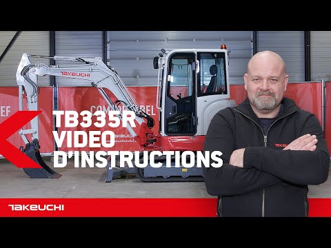 Video d’instruction Takeuchi TB335 R Pelle à rayon court