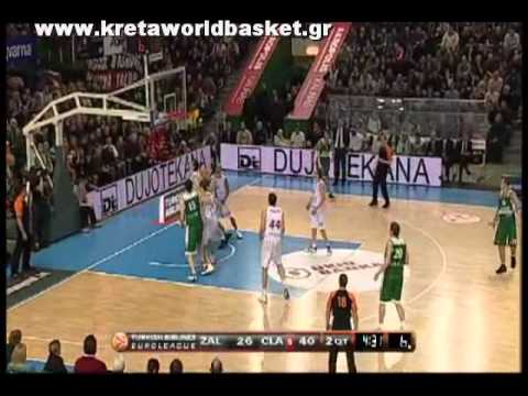 Zalgiris Kaunas   Caja Laboral  89 95 highlights Euroleague 2011 Regular Season Game 9 Basketball 15 12 10 Μπάσκετ Ευρωλίγκα Ζαλγκίρις Κάουνας Κάχα Λαμποράλ