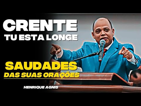 Believer, God misses you! Henrique Agnis