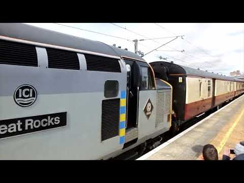 D6851 and 37688 departing York .