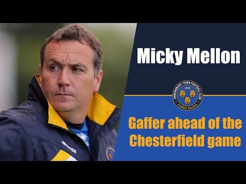 Micky Mellon pre Chesterfield - Town TV