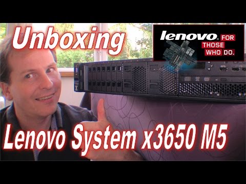 Unboxing a Lenovo System x3650 M5 Rack Server - 208