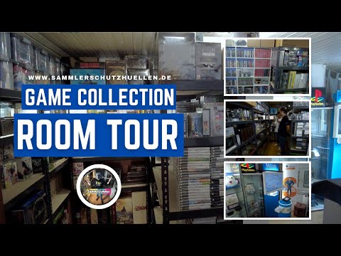 Game Room Tour! Game Collection  von www.sammlerschutzhuellen.de (1000+ Games)