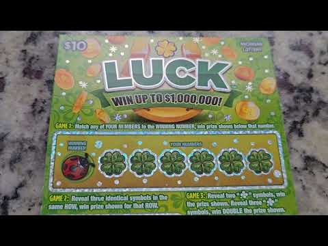 MI Lottery - LUCK🍀 is all you need! We have it! #lottery #winner #michiganlottery