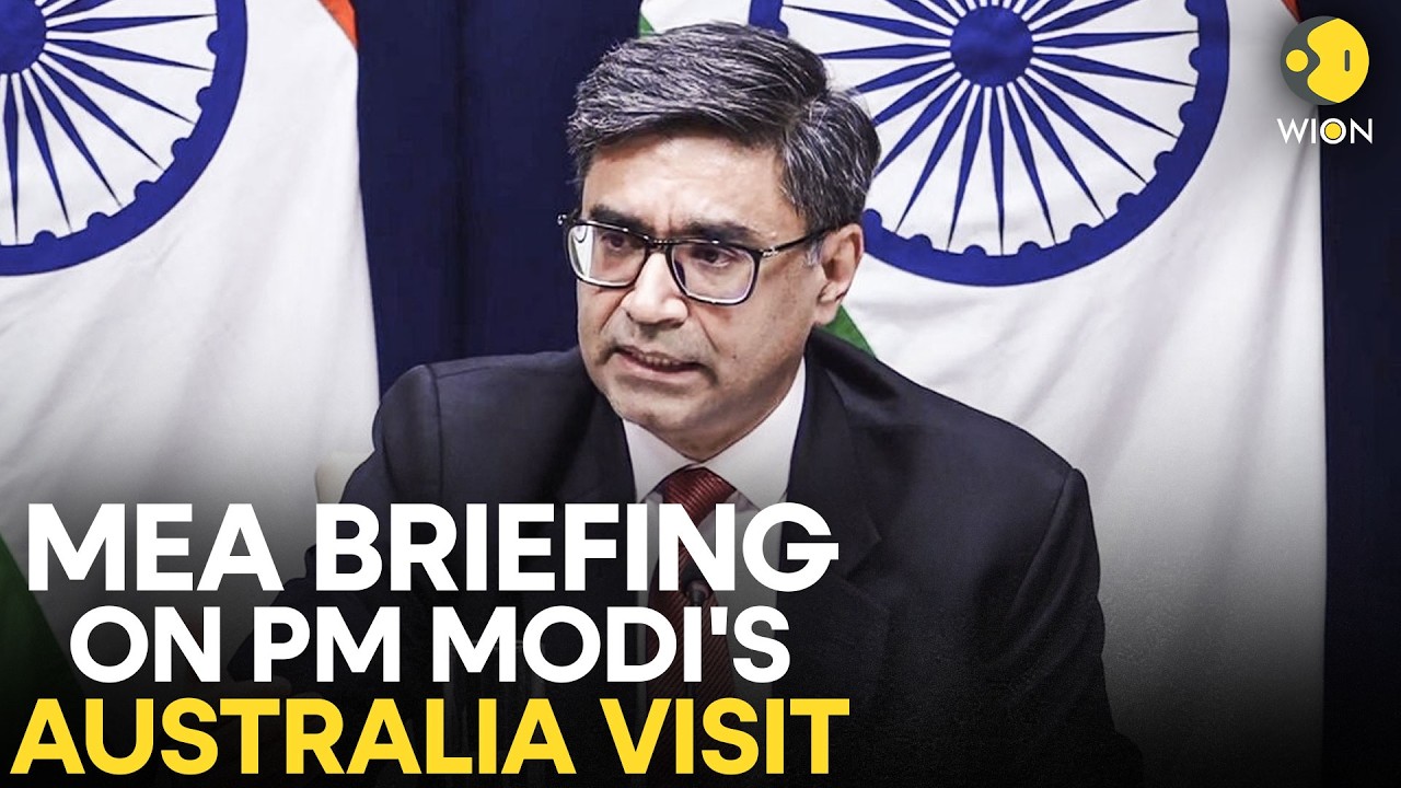 LIVE: MEA Briefing on PM Modi's Australia Visit | India-Australia Partnership | WION