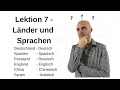 Deutschkurs A1 1 Lektion 7 Länder Sprachen Nationalitäten
