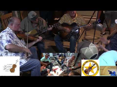 "Hell Amongst The Yearlings" Wes Westmoreland III  - 2023 Llano Fiddle Contest Jam 085E