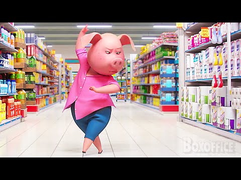 Rosita dances in the supermarket | Sing | CLIP