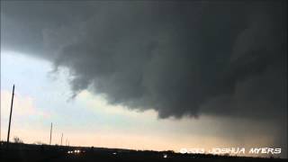 preview picture of video 'Tornadic Supercell in Lawton Oklahoma April 17th 2013'