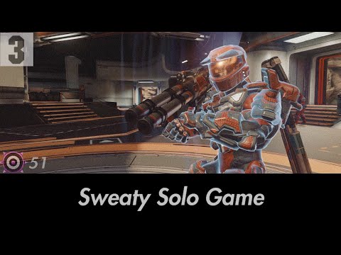 Halo 5 - Solo Sweaty Warzone Against Do Like and TK Headshot!