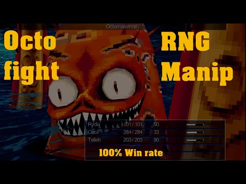 Final Fantasy IV PC (Normal) RNG Manipulation the Octomammoth fight