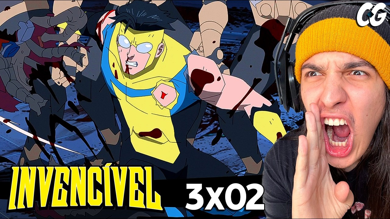INVENCÍVEL VS CECIL!!! QUE EPISÓDIO HYPE! - React Invencível EP 2 Temporada 3