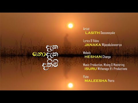 Lasith Dassanayake - Daka Nodaka Dakimi Official Audio ( Lyric Video )