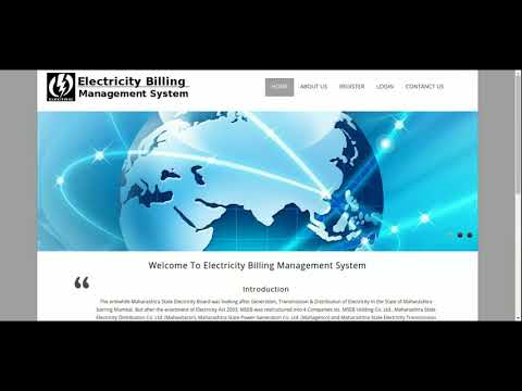 PHP Project On Electricity Billing System With MySQL Database