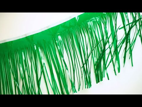 Vinyl Fringe - 15" x 10' - Dark Green