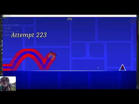 i found the perfect frame to jump over the 3 first spikes while holding.