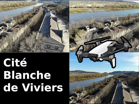 Hovering above "cité blanche de Viviers"
