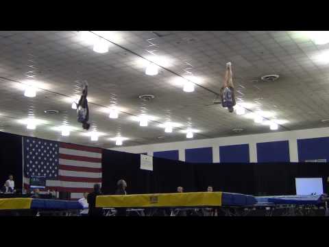Ghanian:Parris - Women's Synchro Comp - 2012 USA Gymnastics Championships