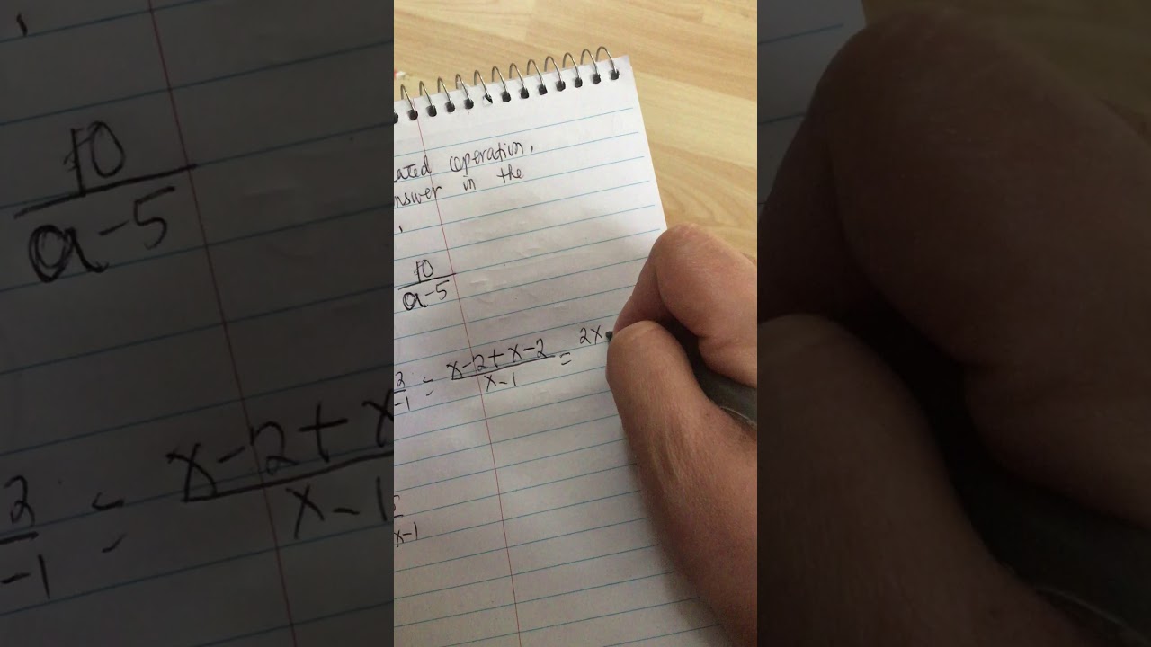 Perform the indicated operation, express your answer in the simplest form