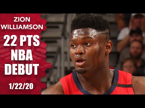 Zion Williamson scores 17 straight in electric 22-point Pelicans debut | 2019-20 NBA Highlights