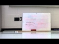 Inelastic collision demo 