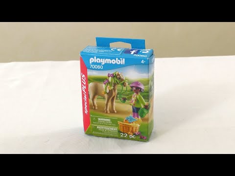 Unboxing Playmobil : La cavalière et son poney (2019) – 70060
