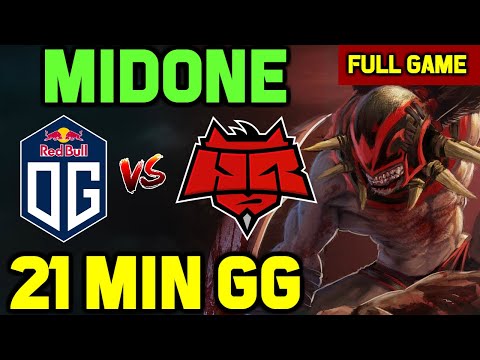 Midone ROD OF ATOS first item Bloodseeker mid OWNAGE - End game in 21 mins